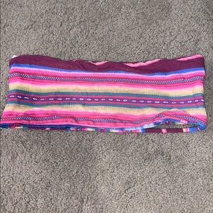 Billabong reversible strapless bikini top!